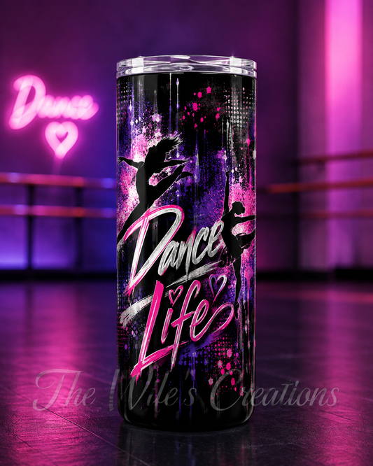 Dance Life 20 oz Skinny Tumbler