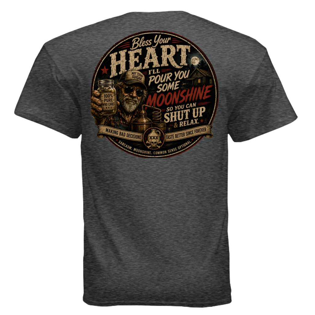 DARK HEATHER - G500 - BACK